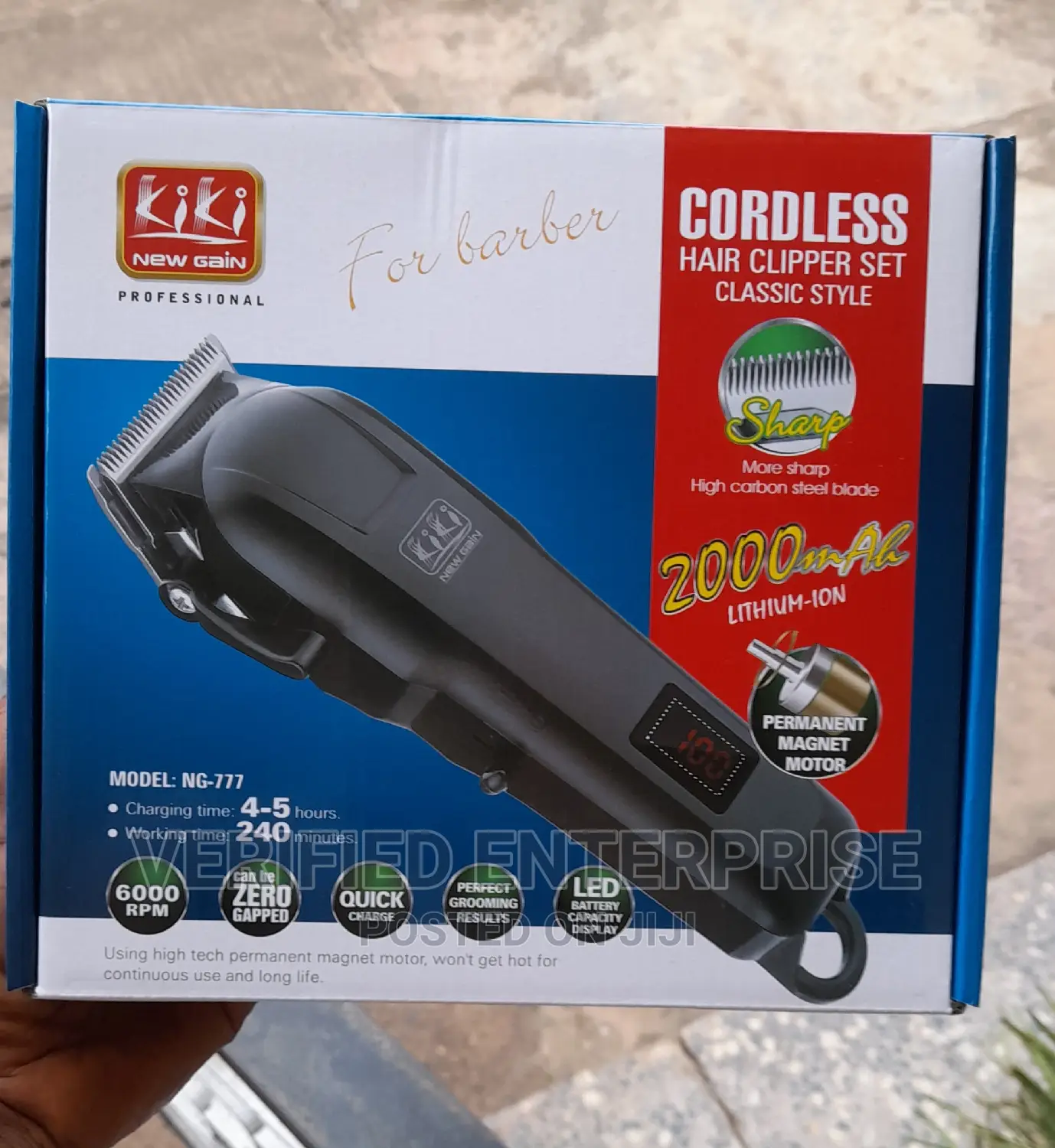 Rechargeable Clipper