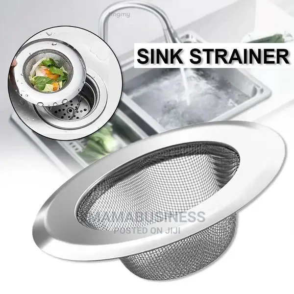 1pc Kitchen Stainless Steel Sink Strainer