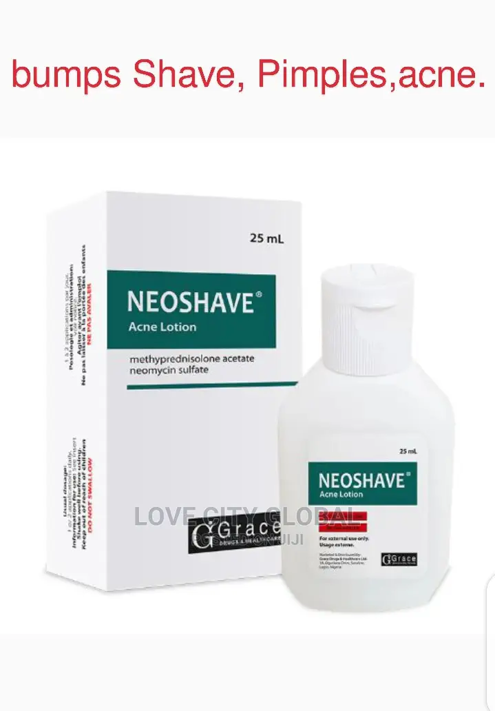 Neo Shave Acne Lotion. Stubborn Bumps Shave, Pimples, Acne.