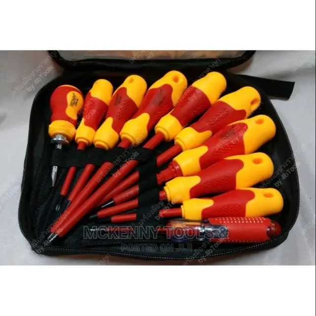 Insulated Screwdriver Set Screw Driver Bit Magnetic 10PC