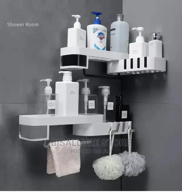 Suction Bathroom Storage Rack