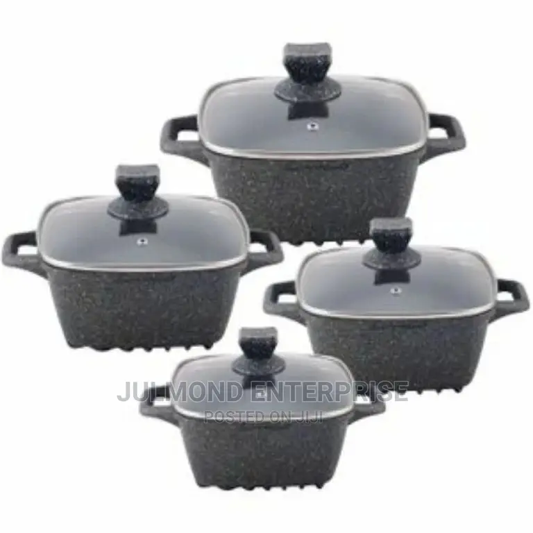 Sq Professional Nessa Granum Die-Cast Aluminium Stockpot Set