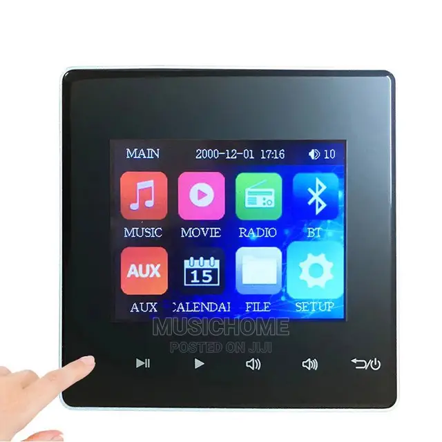 Mini Wall Bluetooth Ceiling Speaker Amplifier With Remote