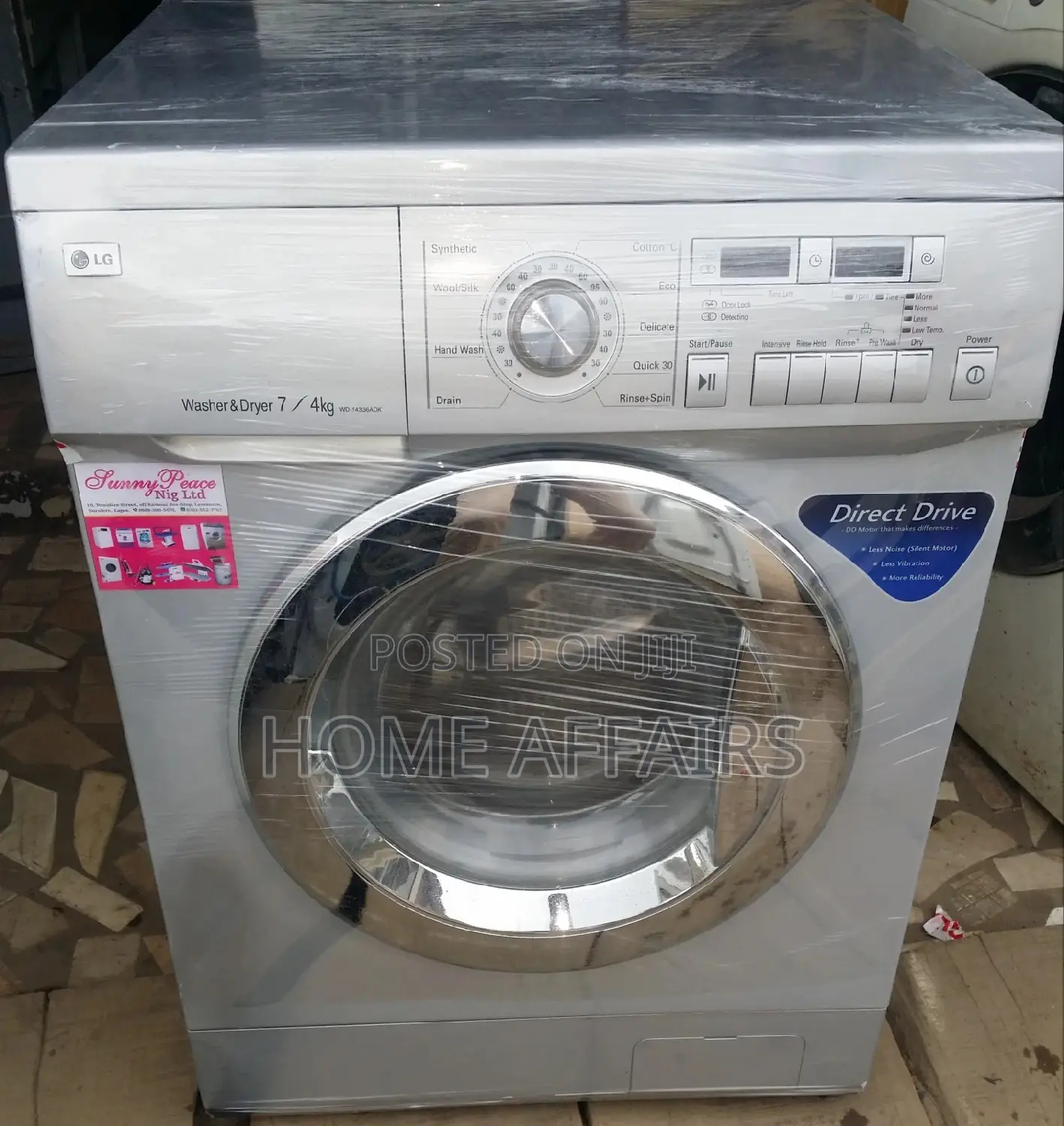 Lg 7kg Wash and Dry Direct Drive Washing Machine +(Delivery)