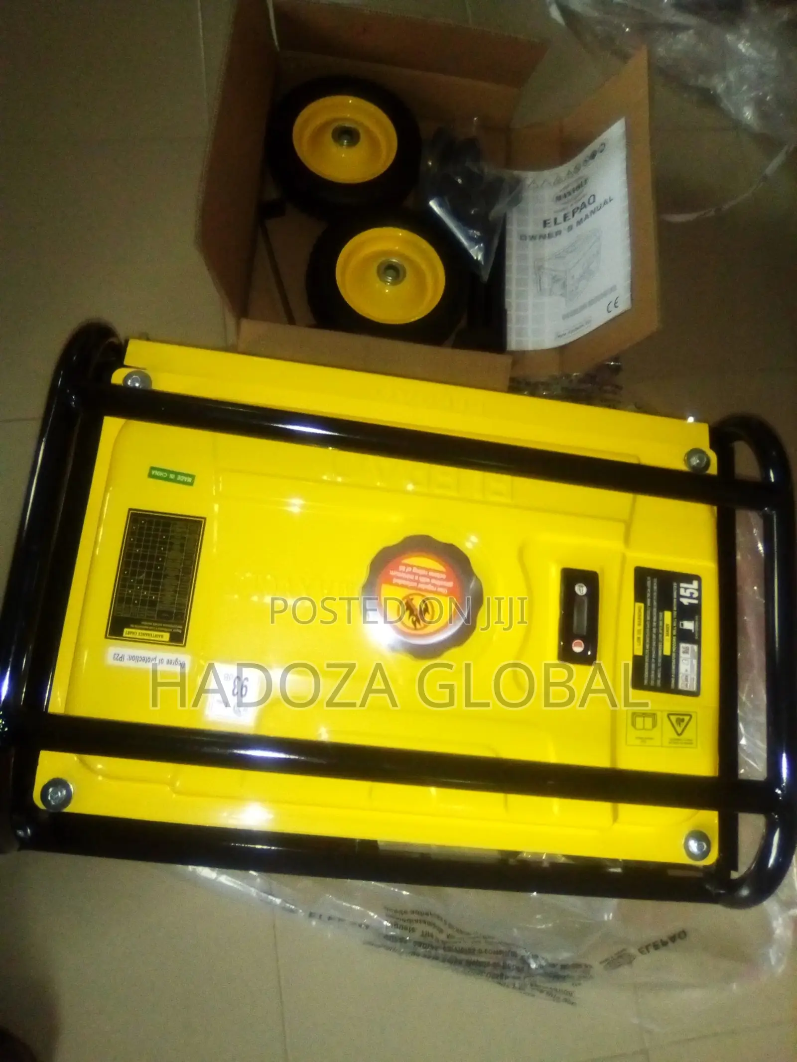 Elepaq 5.0kva Automatic Gen With Full Kits of Tyre and Key