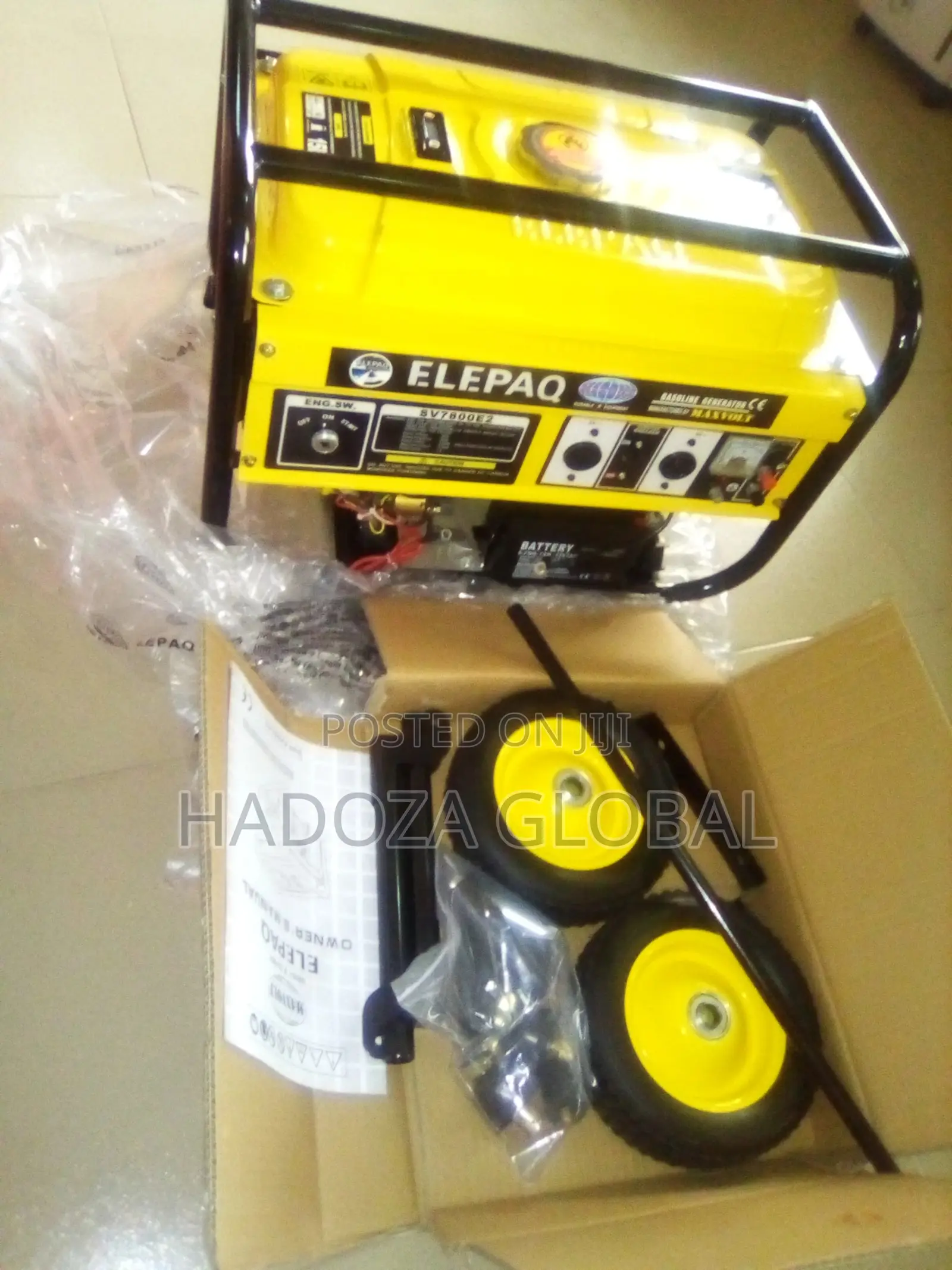 Elepaq 5kva Automatic Gen With Full KIT and Tyre