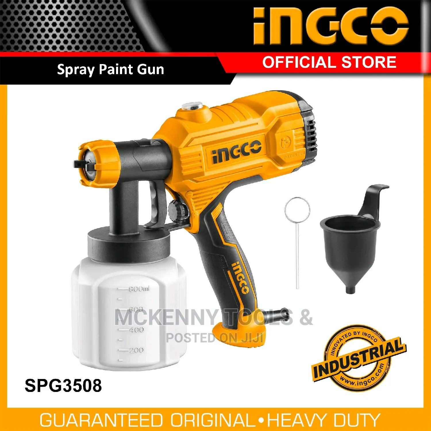 Ingco SPG3508 450W HVLP Electric Spray Paint Gun Total Power
