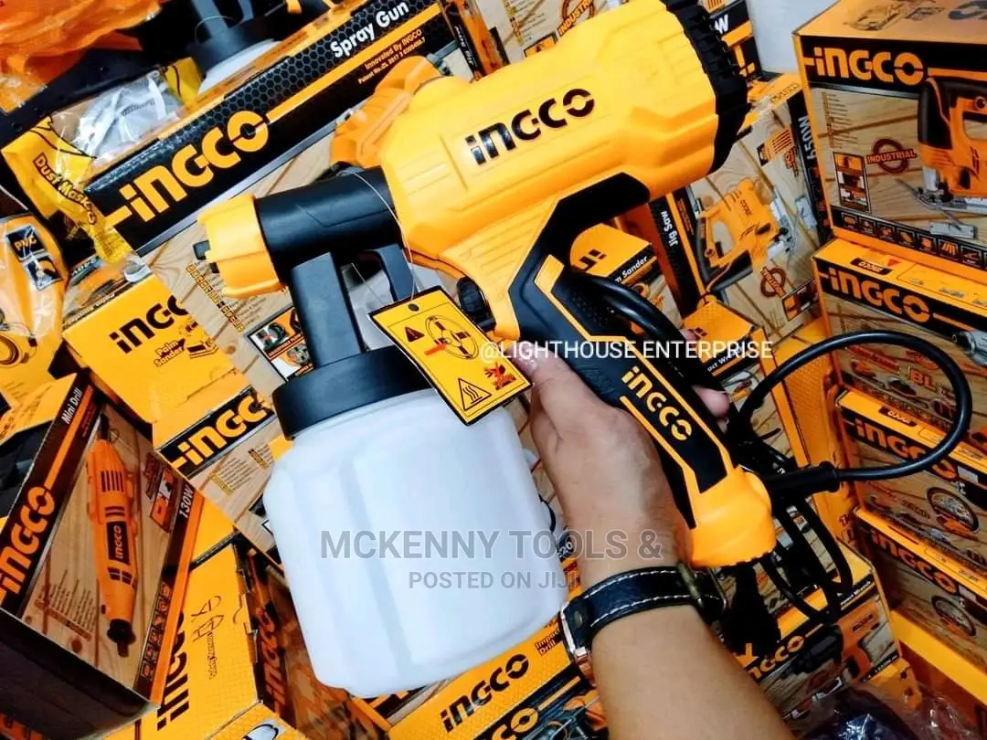 Ingco SPG3508 450W HVLP Electric Spray Paint Gun Total Power