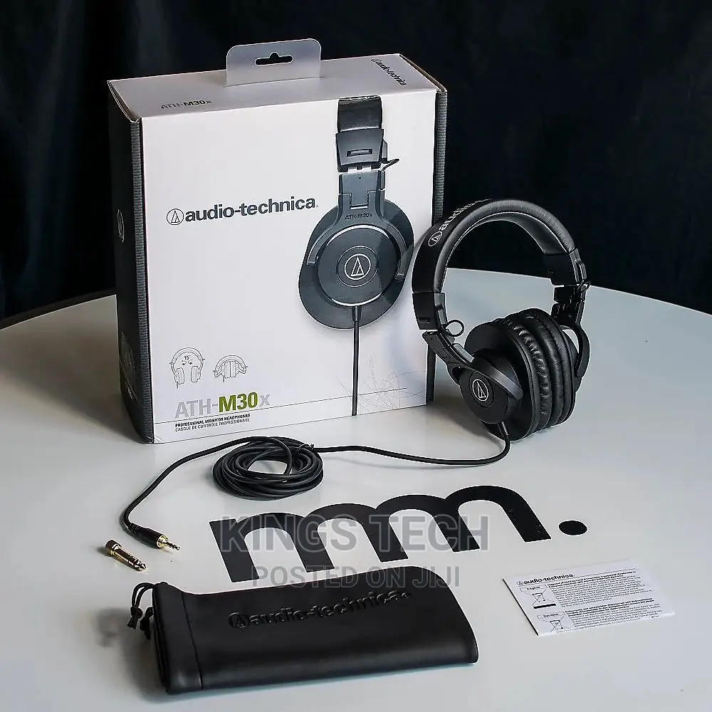 Audio-Technica Ath-M30x Professional Monitoring Headphone