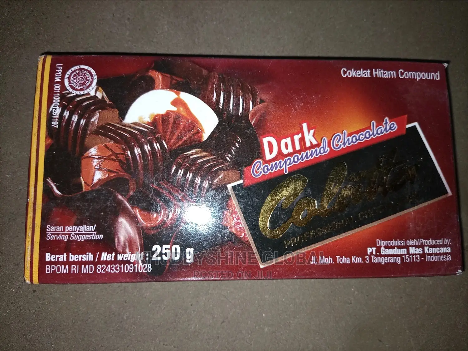 Chocolate Dark Compound Colatta 250gr