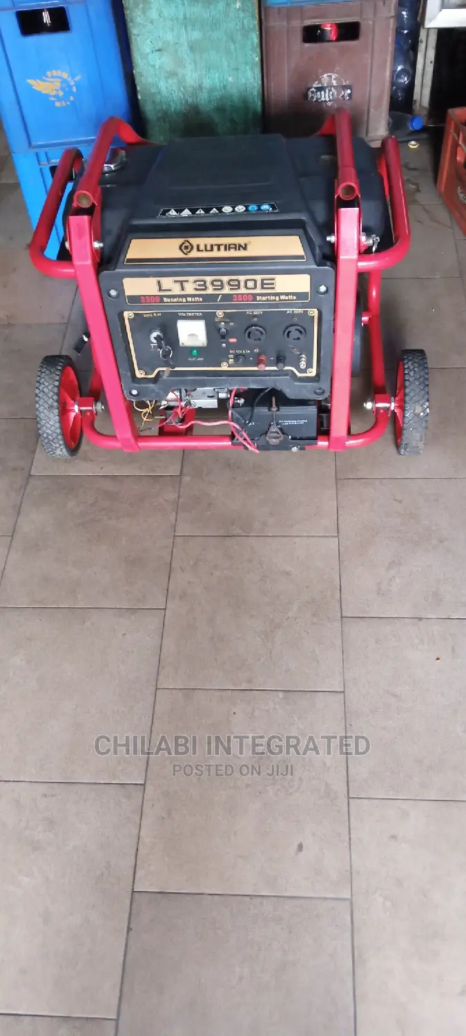 3 Months Old Very New 4KVA LUTIAN LT3990E Copper Generator