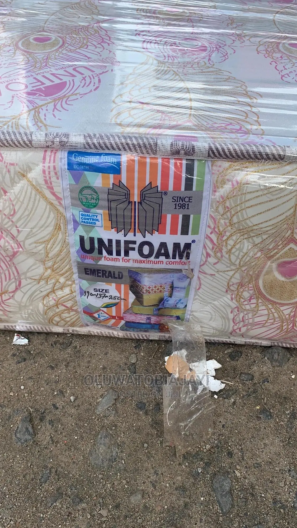 4.5by10 Emerald Unifoam