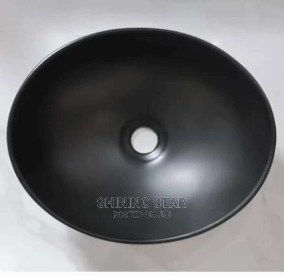 Black Ceramic Counter Top Basin