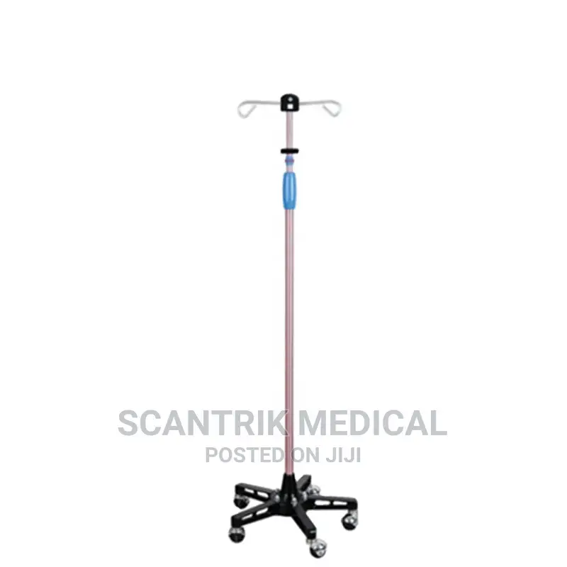 Adjustable Hospital Medical IV Drip Stand for Infusion