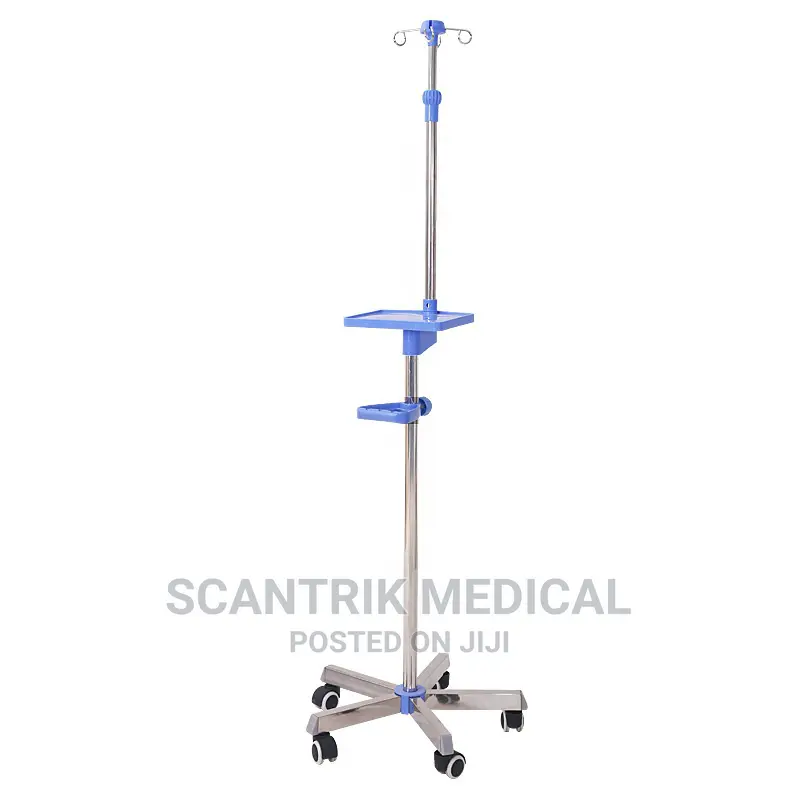 Hospital Medical IV Drip Stand for Infusion