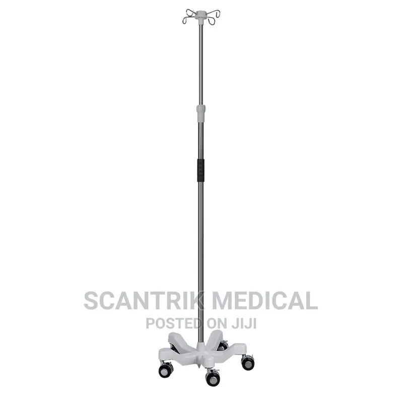 Stainless Steel Adjustable Medical Drip IV Stand
