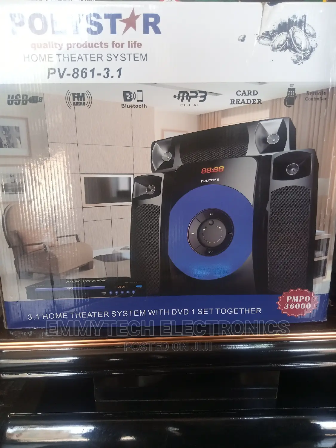 Polystar Hometheater Pv-861