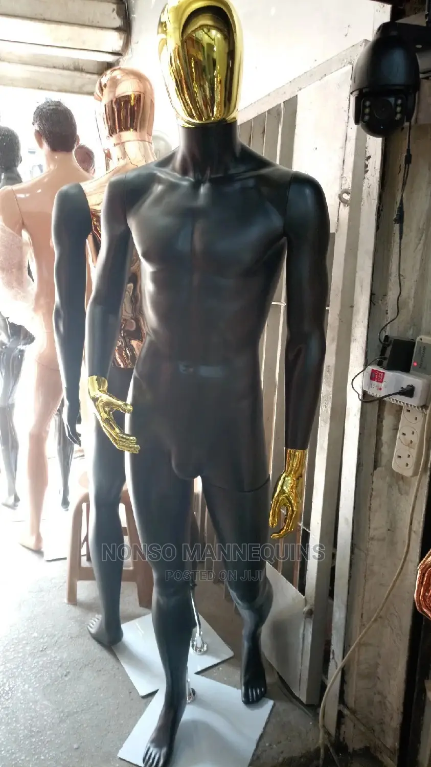 Gold Male Body Display Mannequin