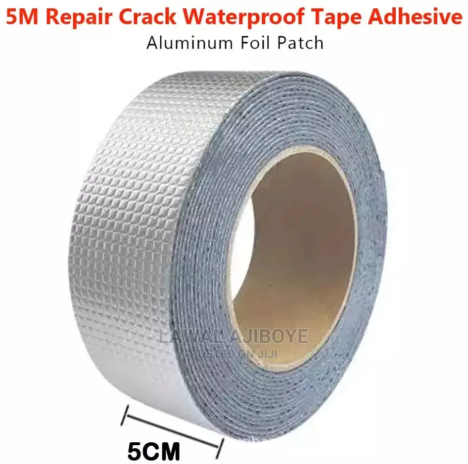 5cm Aluminum Foil Butyl Rubber Tape High Temperature Resist