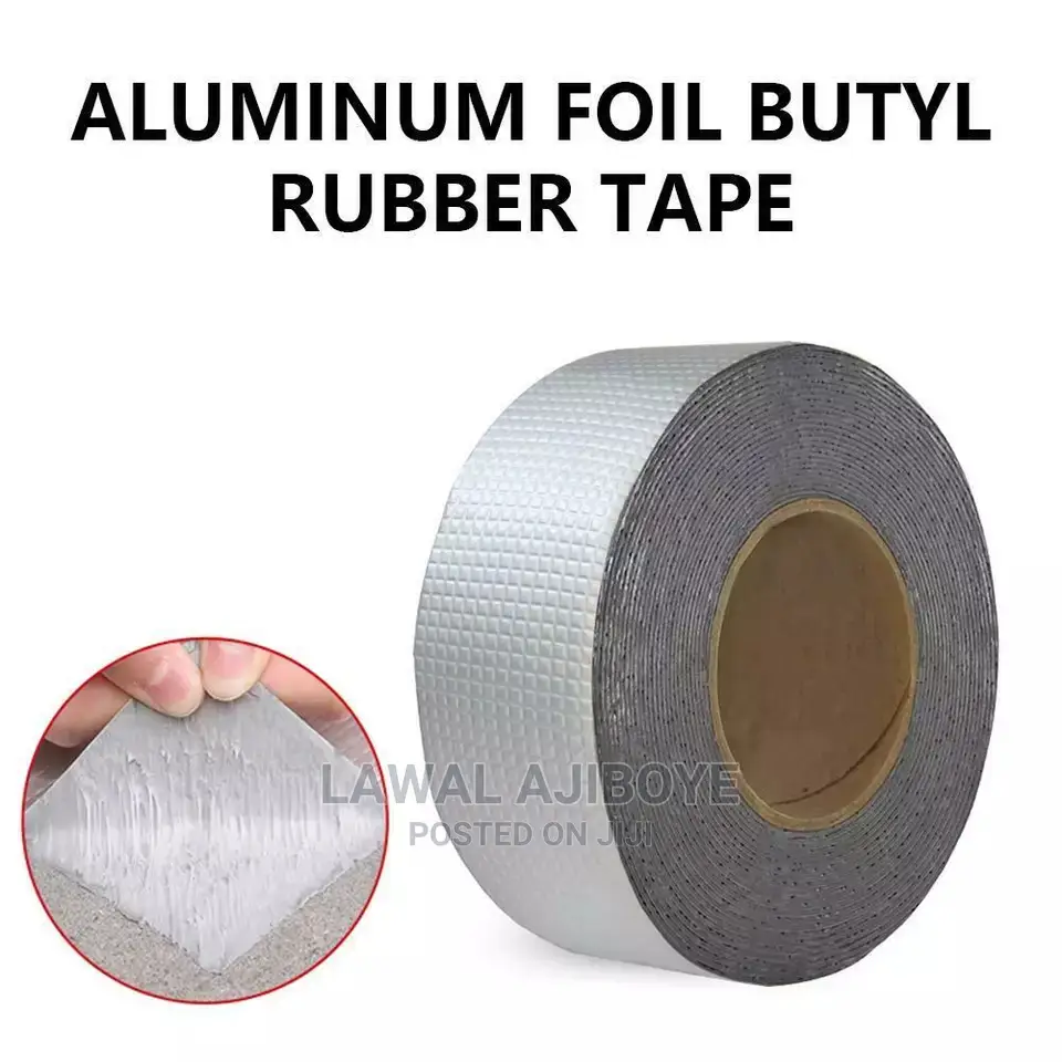5cm Aluminum Foil Butyl Rubber Tape High Temperature Resist