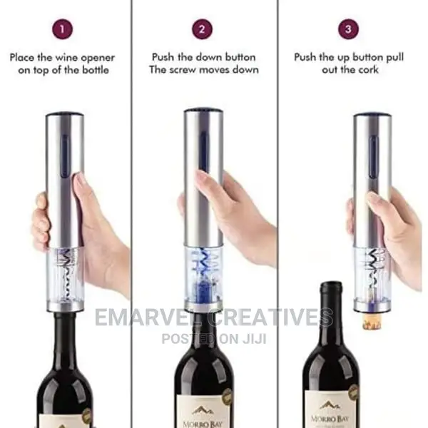 Rechargeable Wine Bottle Opener With Foil Cutter