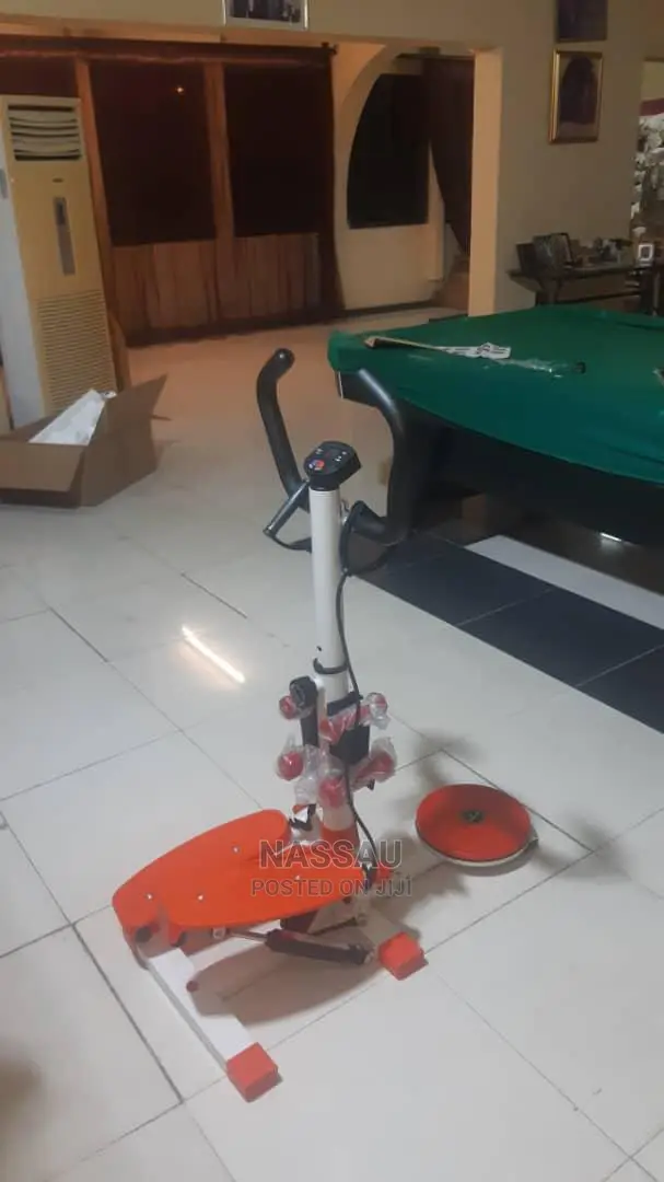 Stepper With Handle Dumbbel