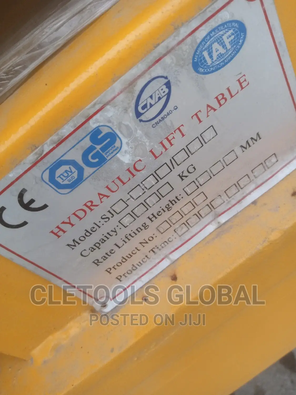 Hydraulic Table Left 5T X 14M 2019