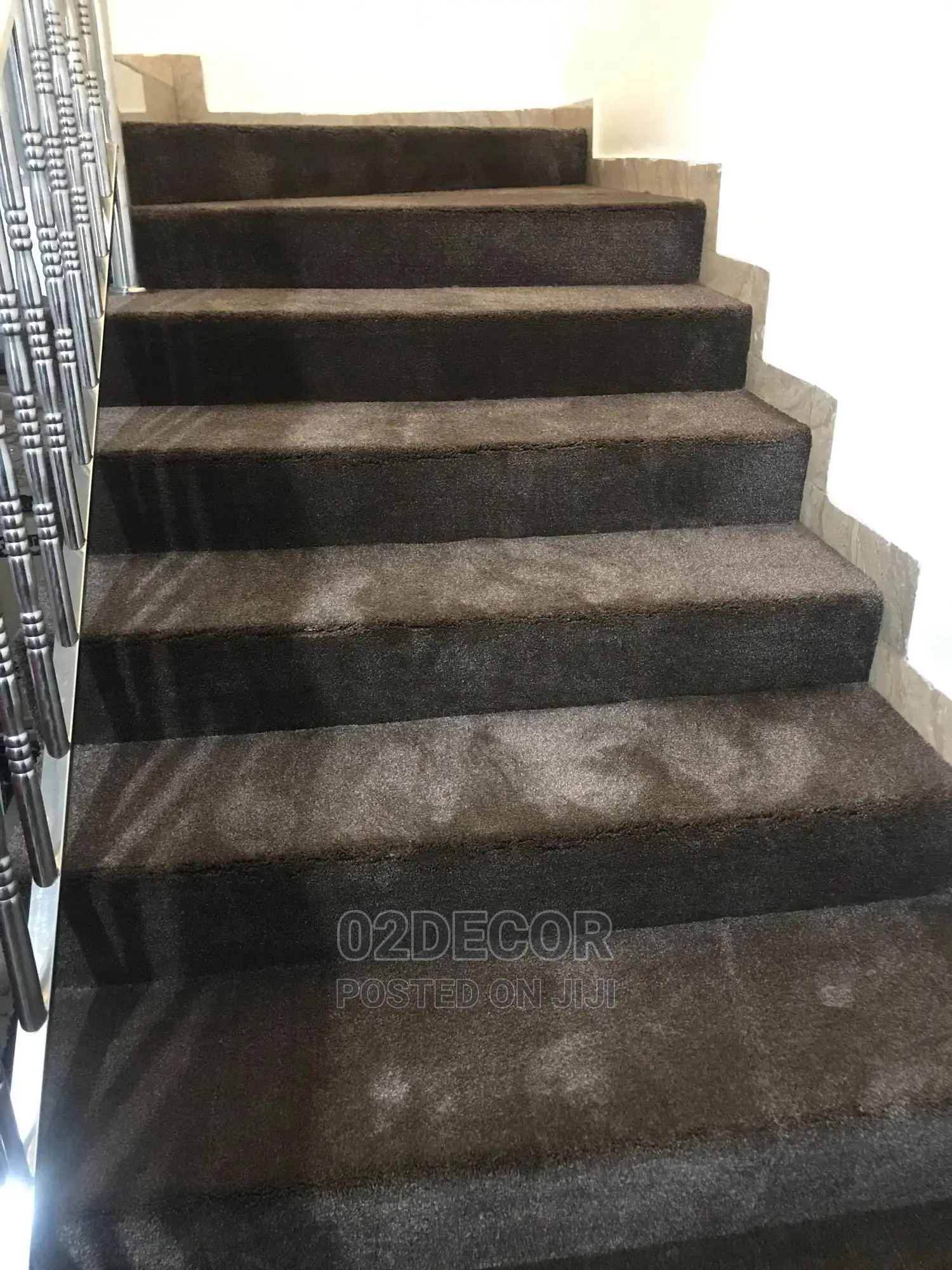 Redefine Your Staircase With Our Soft Plain Rugs