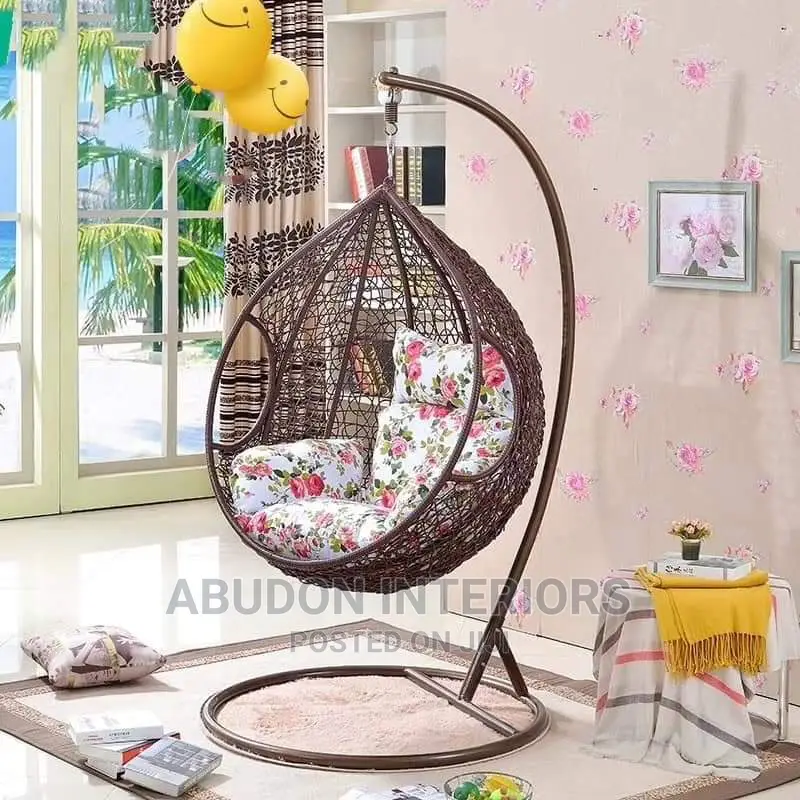 Quality Rattan Made Hanging Indoor / Outdoor Swing Chair.