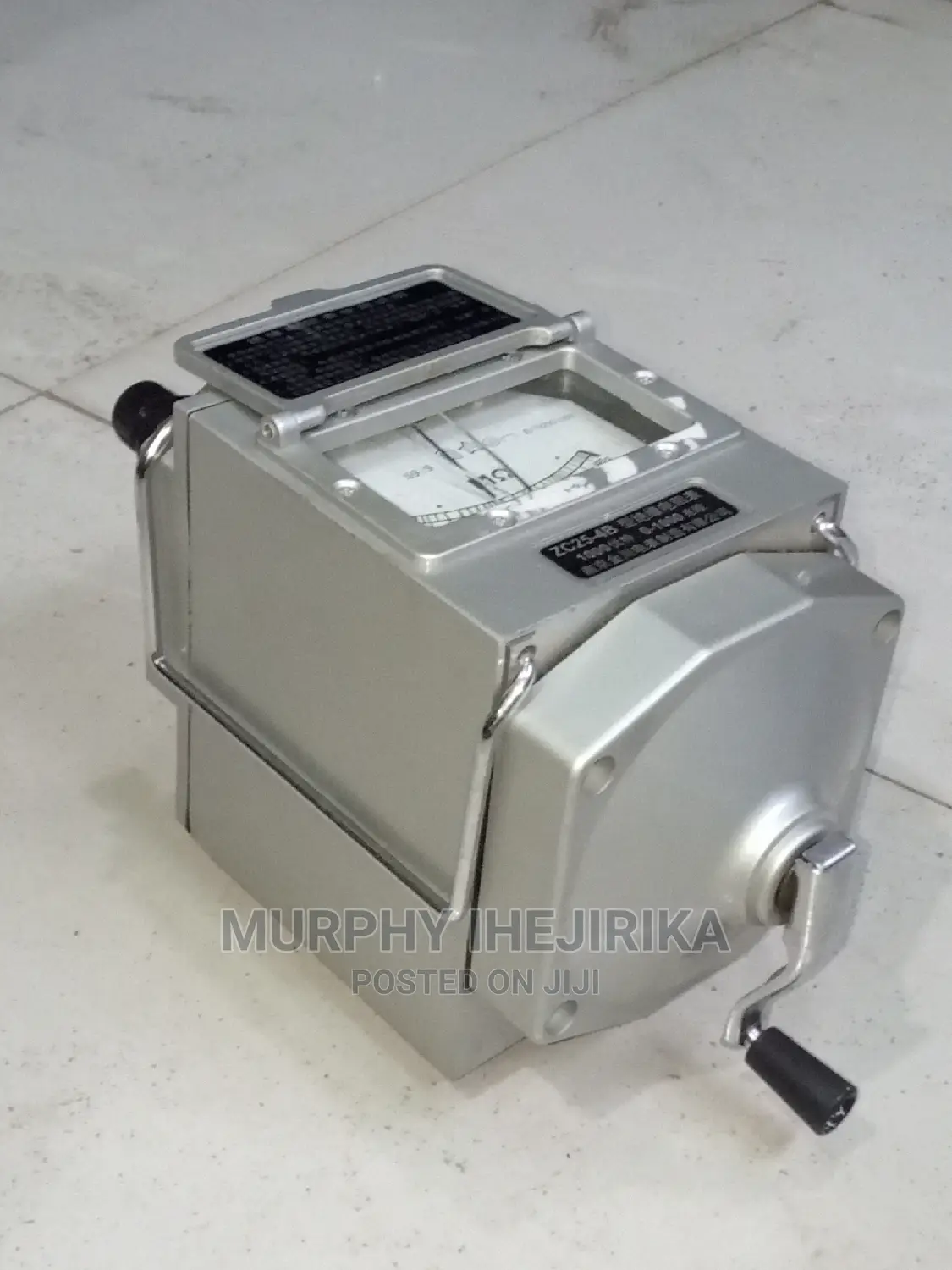 Whining Analog Megger Insulation Tester 500v / 1000v