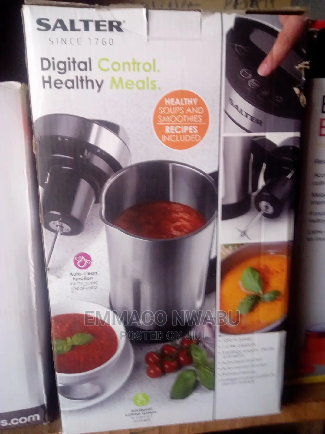 Salter 1.6litres Soup Maker, Blender, Stainless Jug.