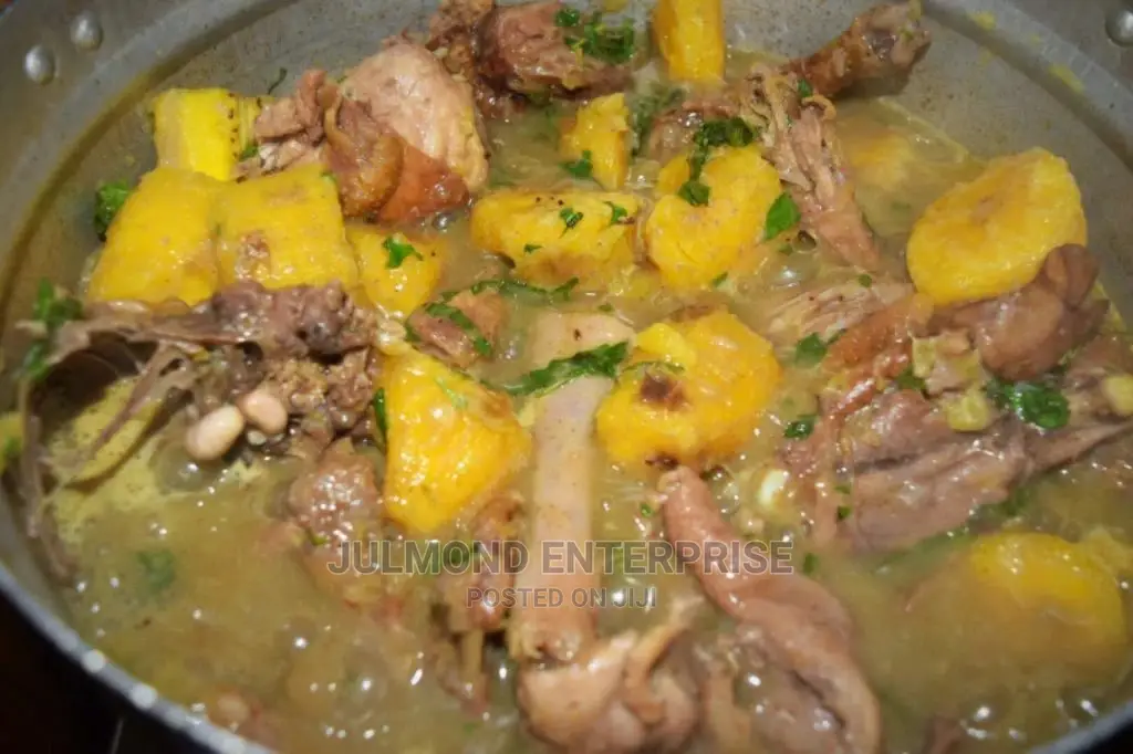 Banga/ Ogwo Soup With Starch/Ukodo