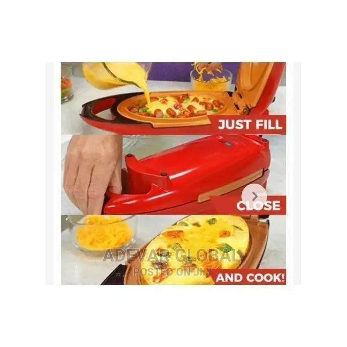 Copper Chef Red Double Sided Grill Electric Cooker Meal Make