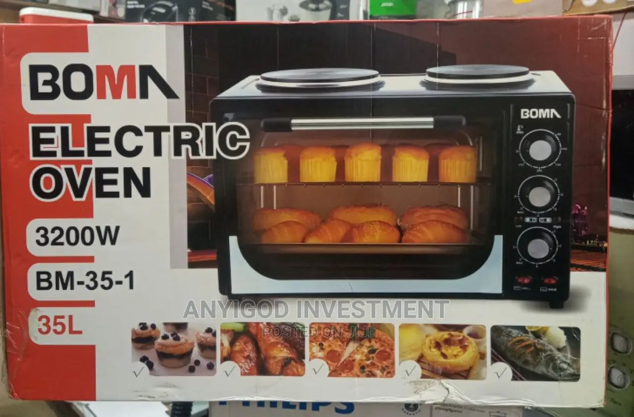 BOMA Multi Functional 35L Double Hot Plate Top Electric Oven