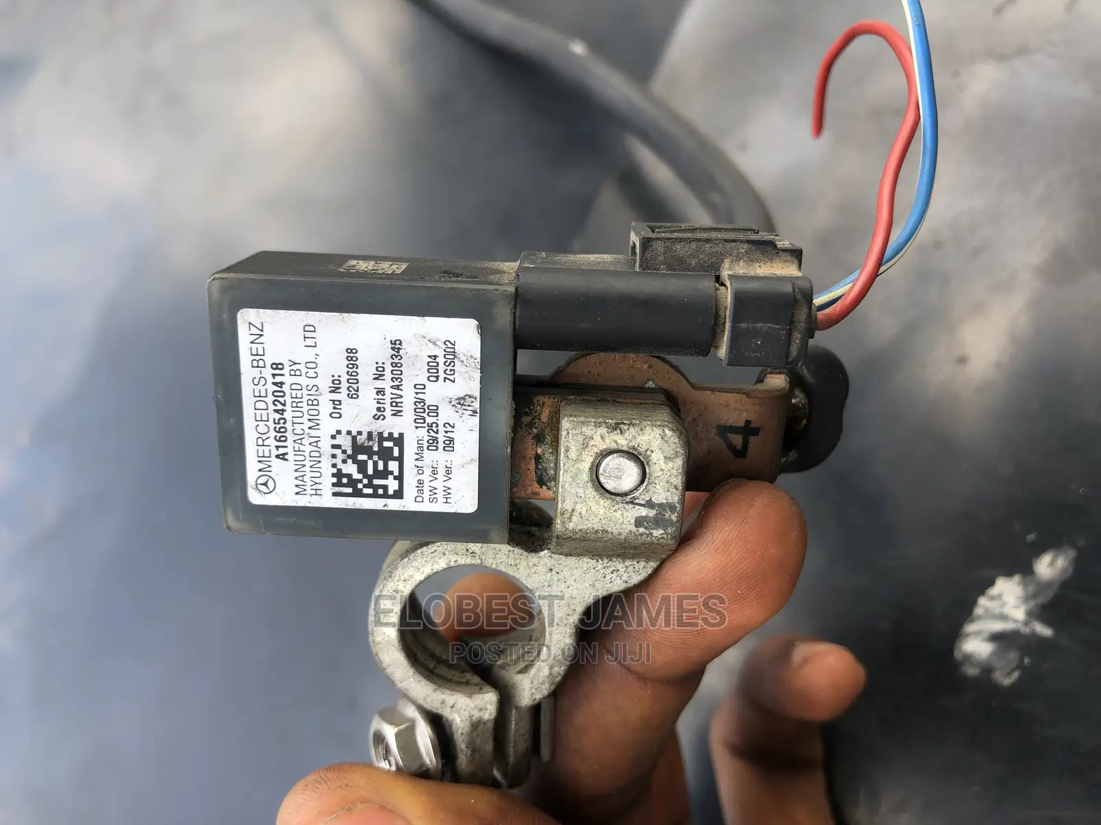 Mercedes Negative Battery Cable