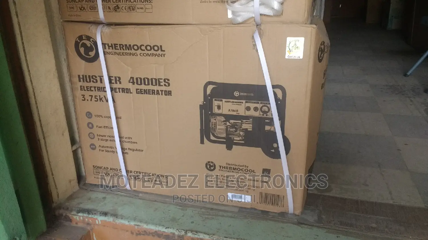 Thermocool Tec-Hustler 4.15kva Electric Start Gen (4800es)