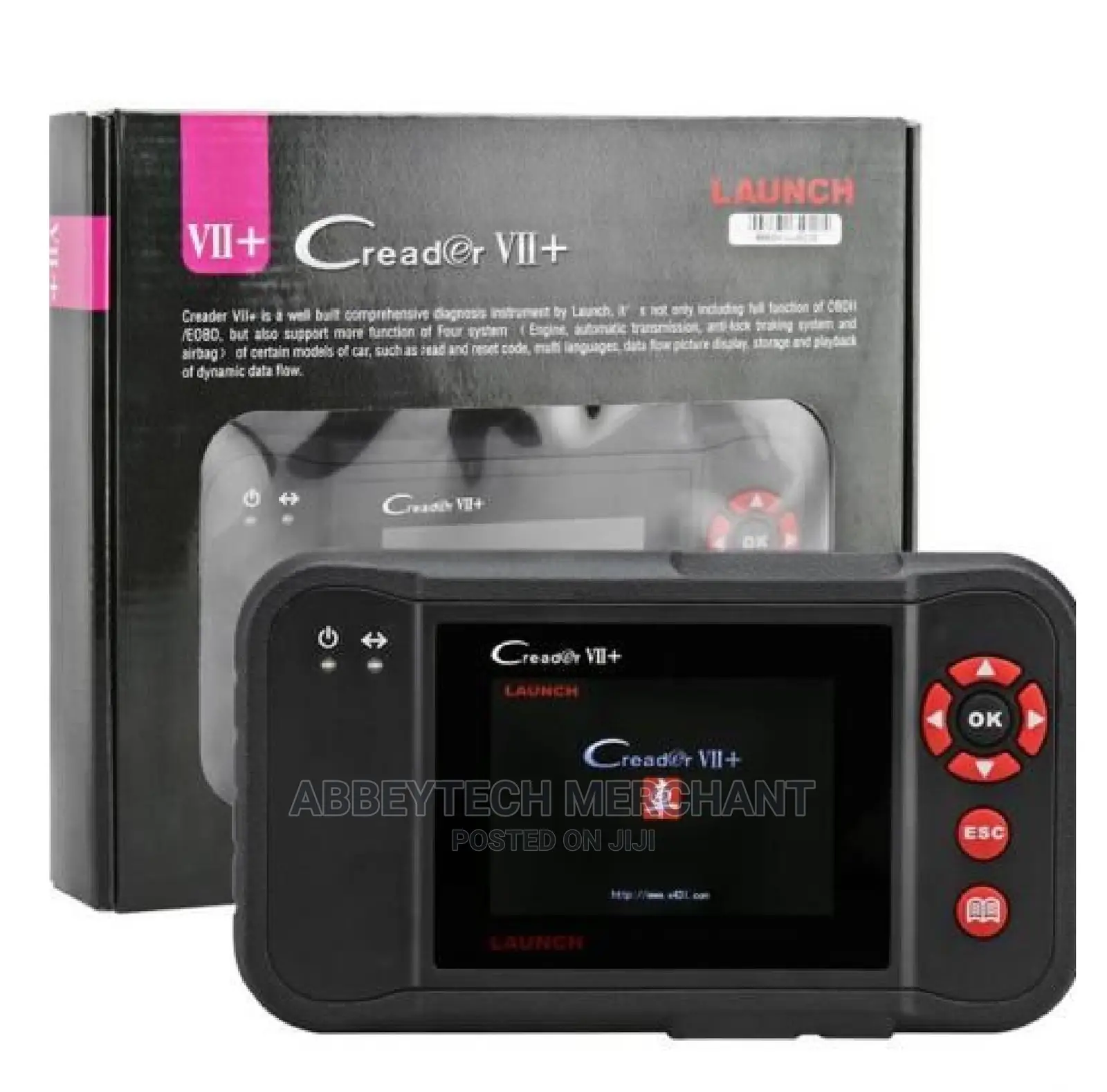 Launch Creader 7+ Universal Cars Scanner Suport ECU ABS SRS