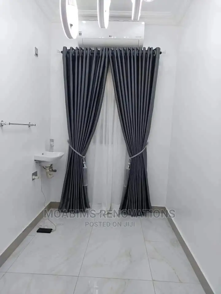 Luxury Grey Curtain Fabric