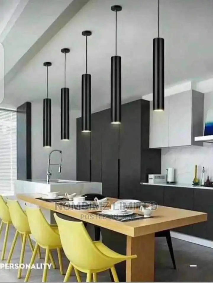300*60mm LED Pendant With 3 Colours Warm Bright Lights White