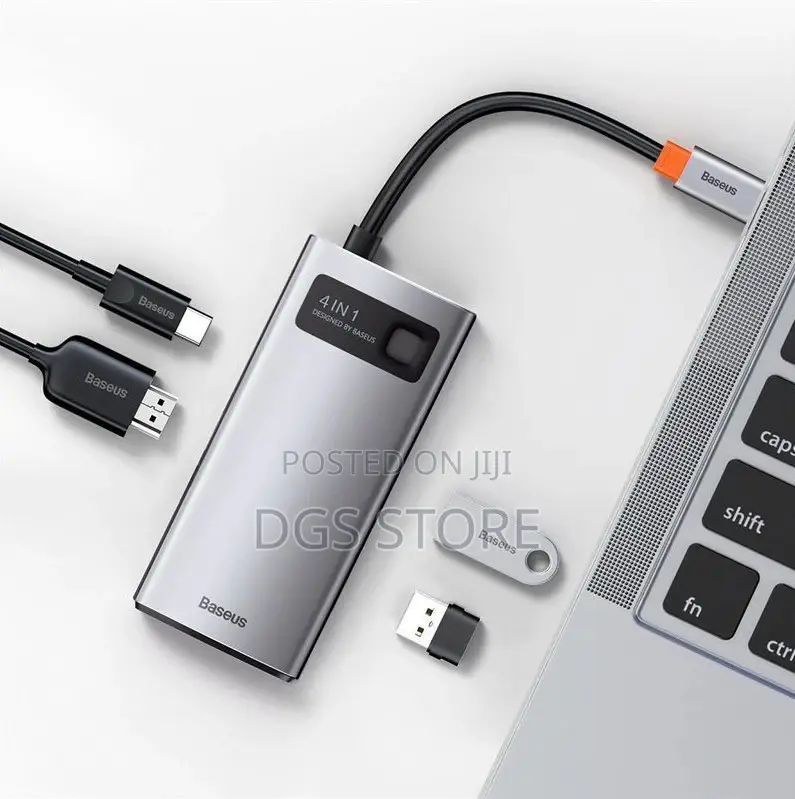 Baseus 4in1 Metal Gleam Series Muitifunctional Type Cdocking