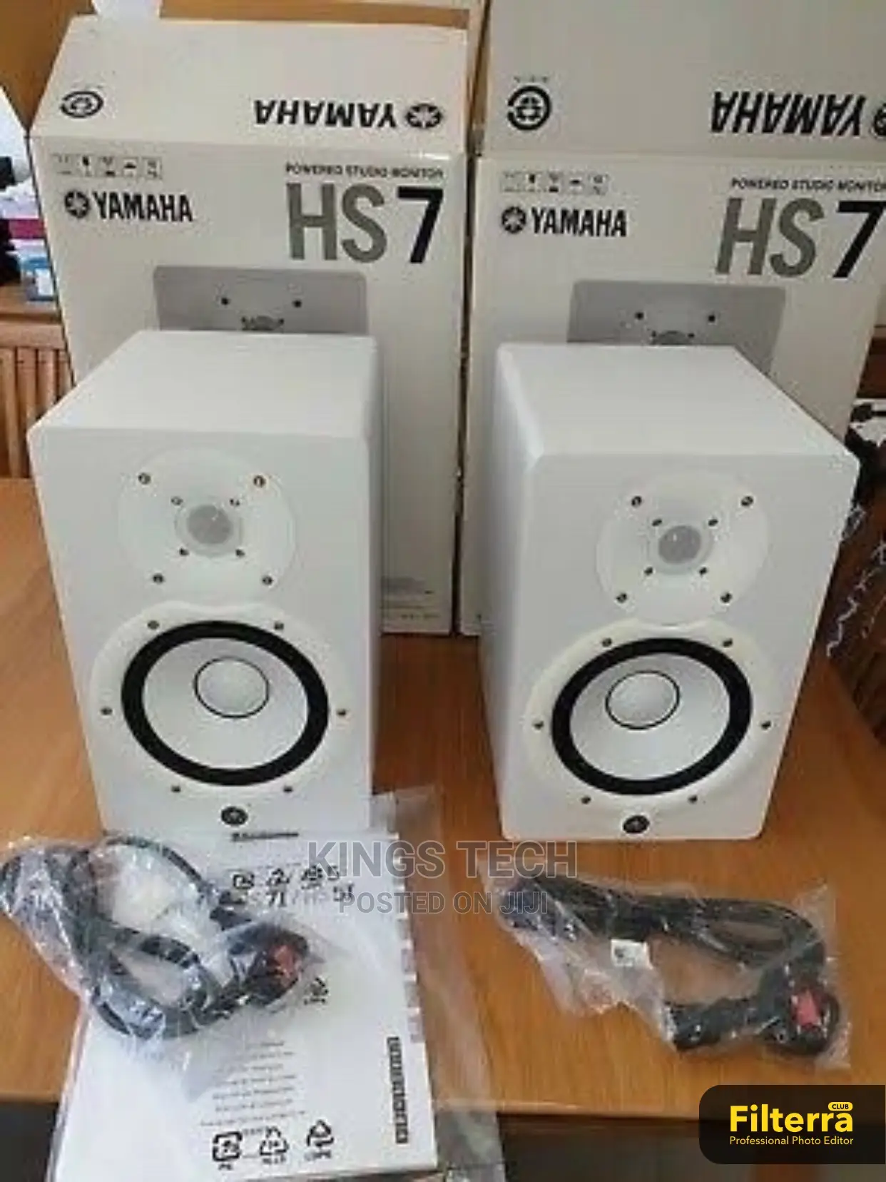 Yamaha Hs7white Studio Monitor