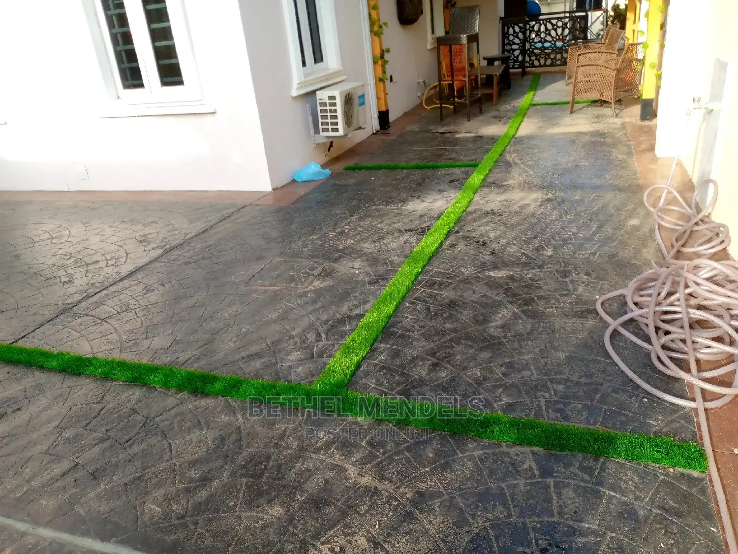 Green Grass Artificial Installation