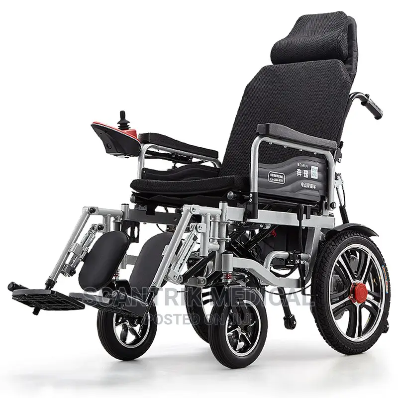 Electronic Wheelchair Folding