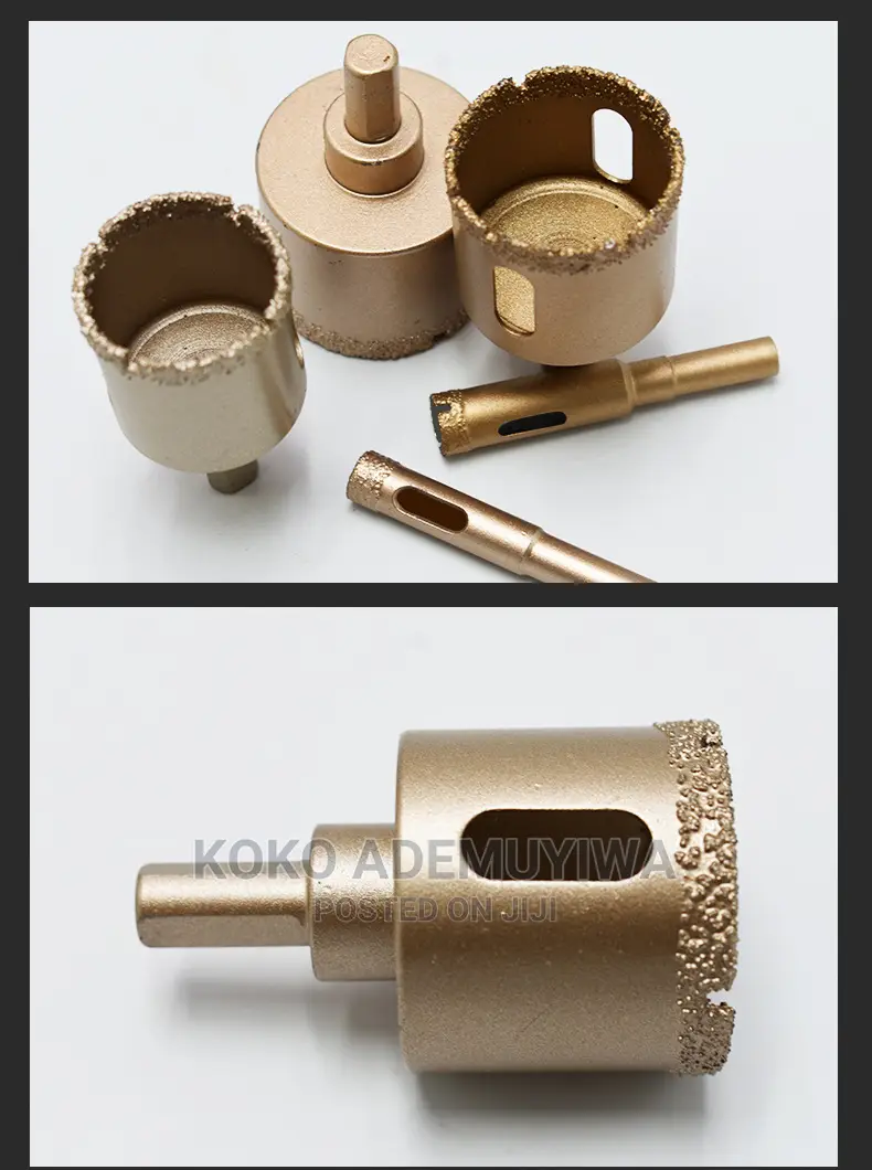 60mm Golden Diamond Marble Hole Opener Bit