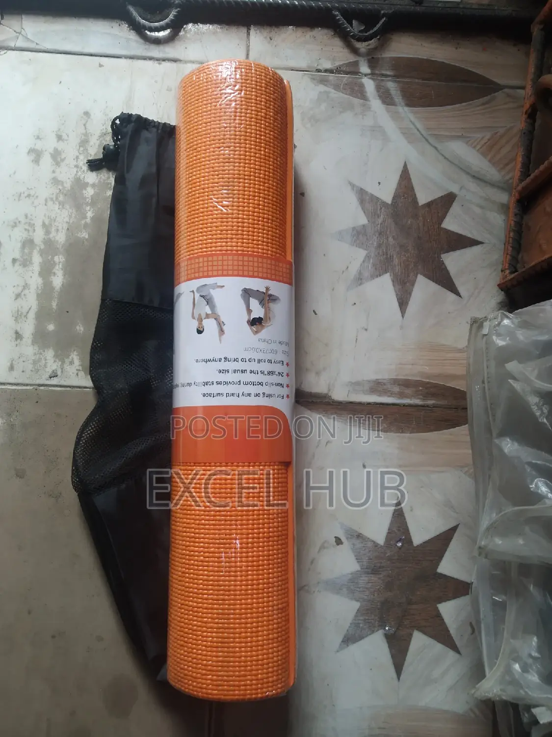 Orange Colour Yoga Mat