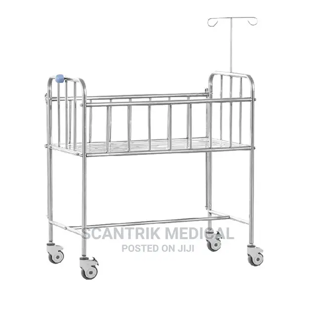 Stainless Steel Infant Hospital Cot