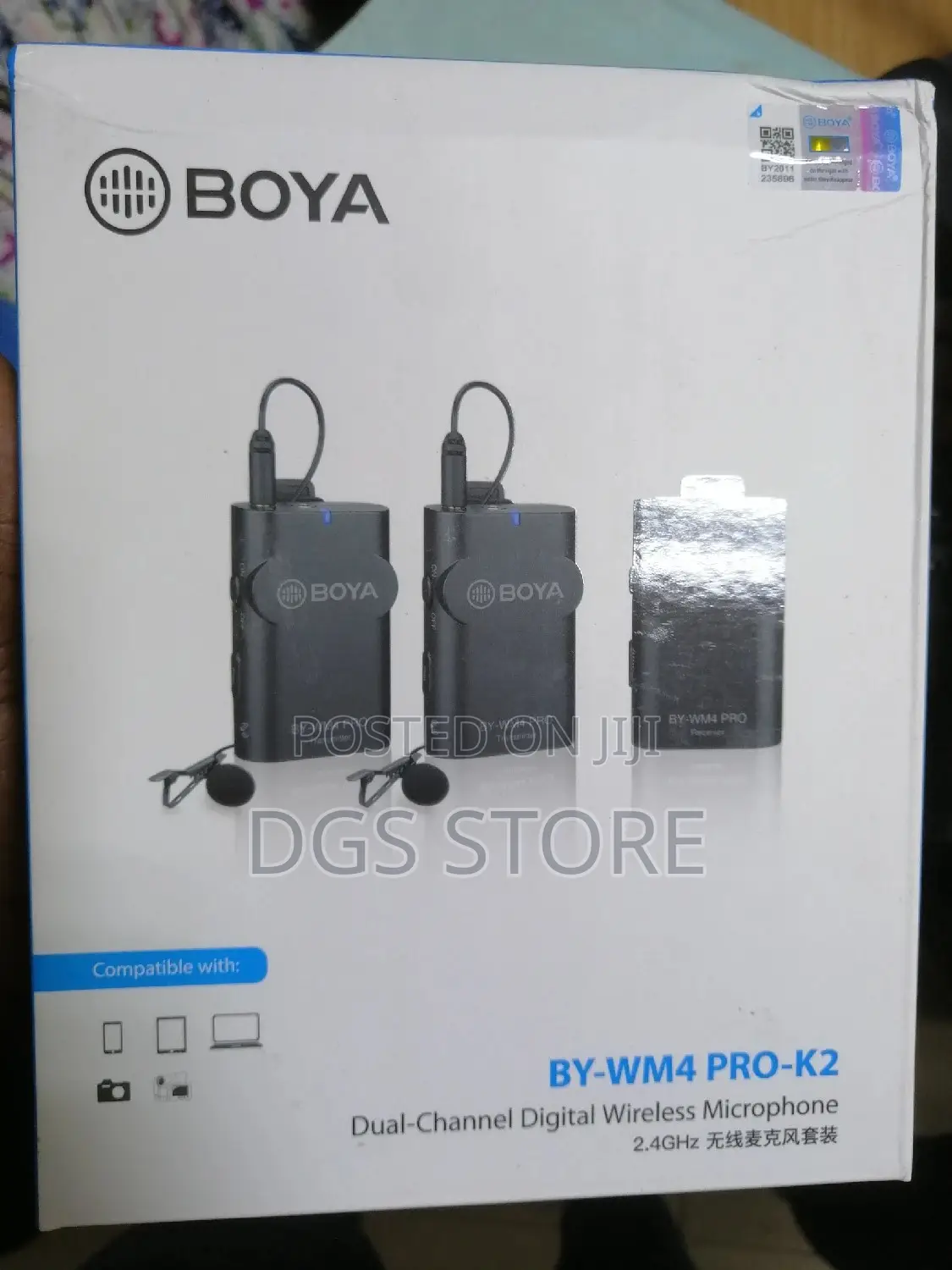 Boya Wm4 Pro Dual Channel Digital Wireless Microphone