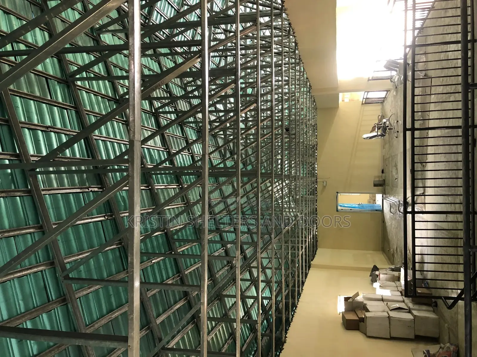Steel Trusses Ultra Light Roofing