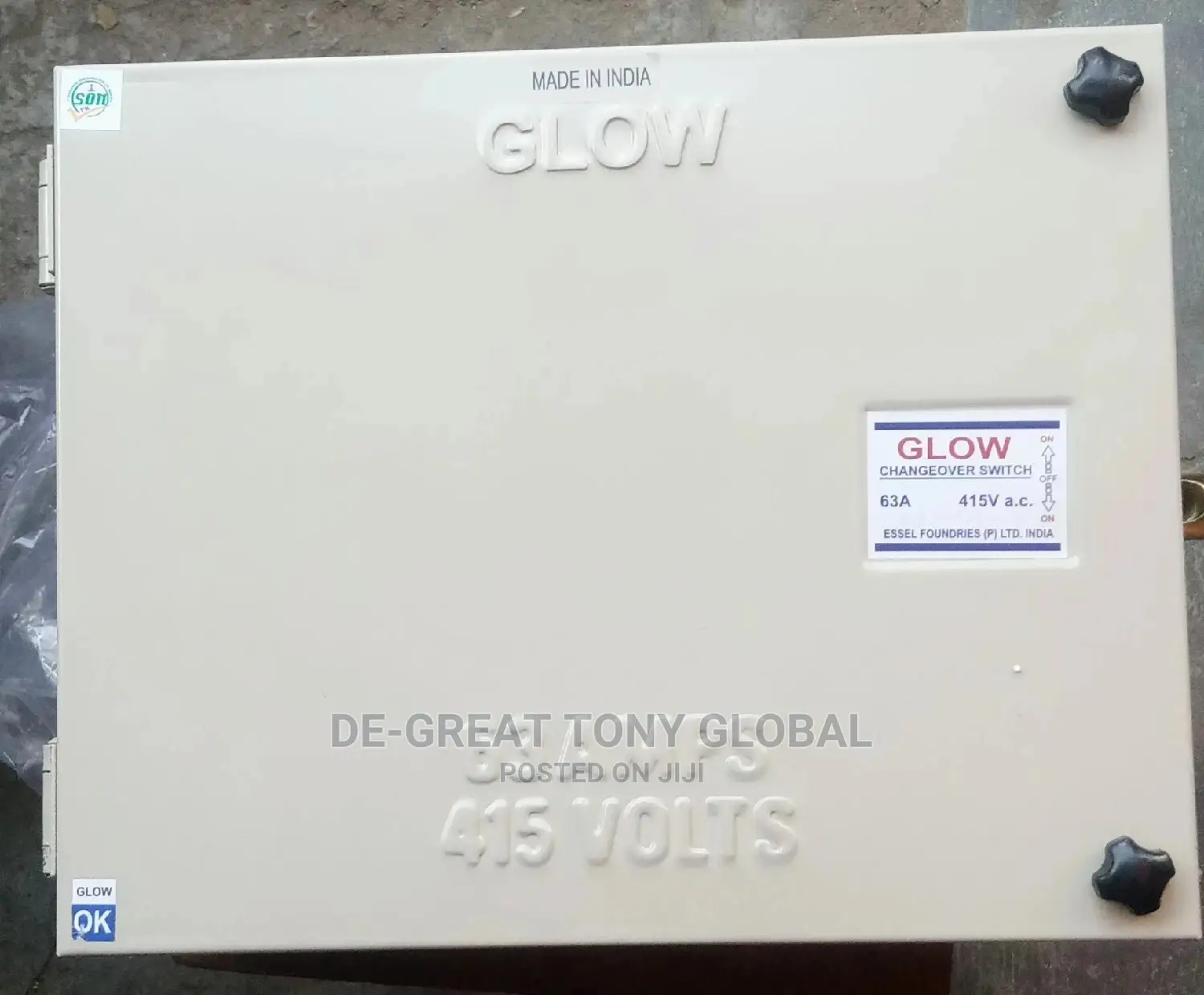 63amps Changeover Glow