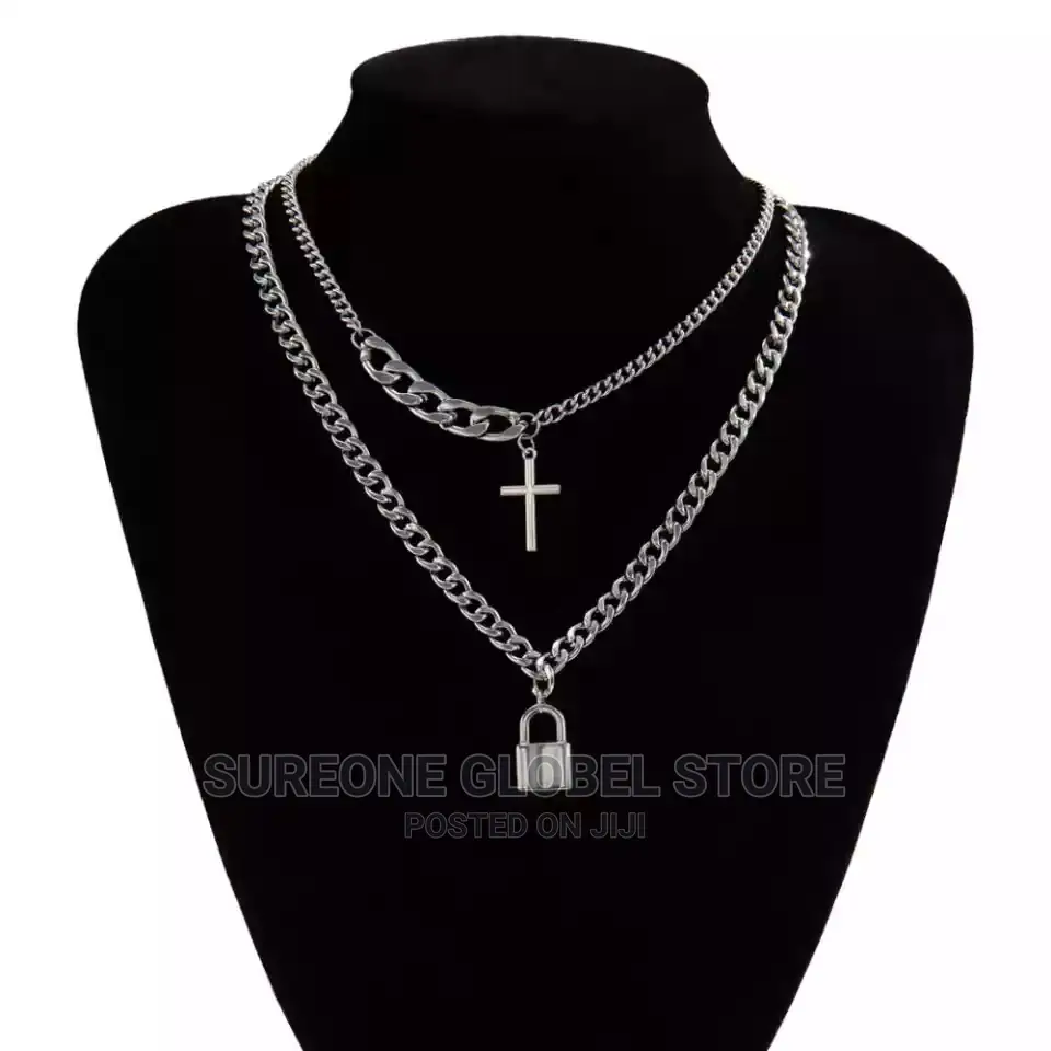 Women/Men Punk Choker Necklaces on Neck 2020